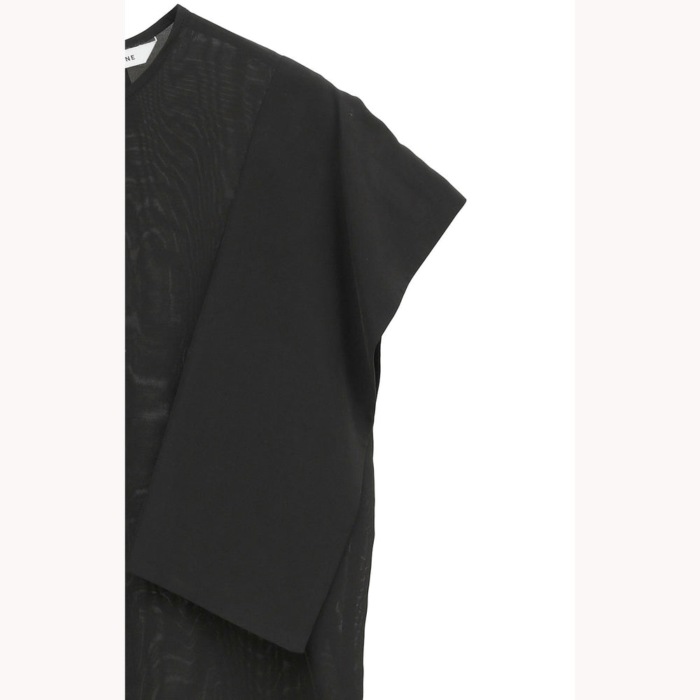 CLANE(クラネ) SQUARE SLEEVE BLOUSE BLUE | サウスオレンジ