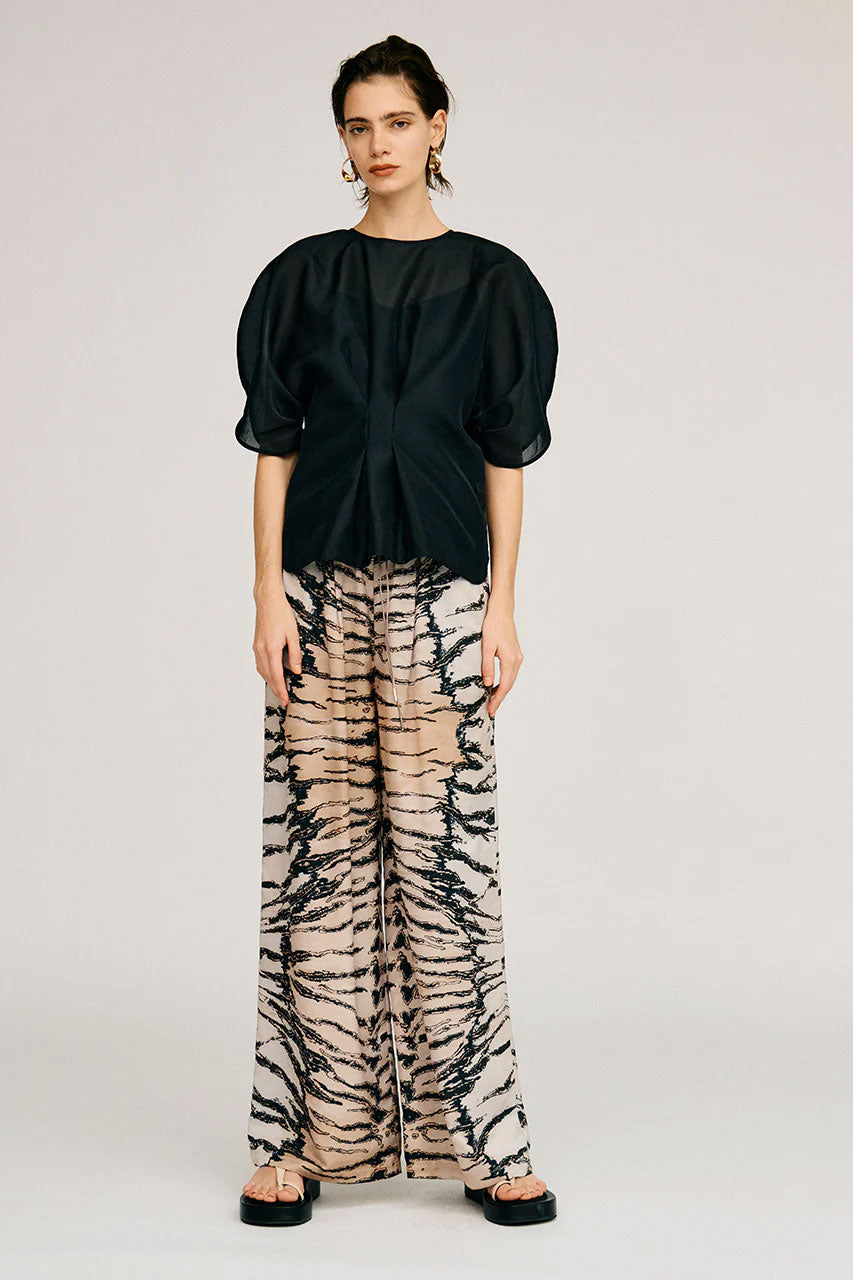 
                  
                    Organza Puff Top
                  
                
