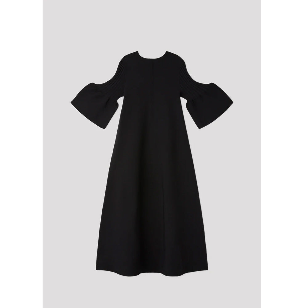 
                  
                    POTTERY SHORT BELL SLEEVE FLARE DRESS -BLACK-
                  
                