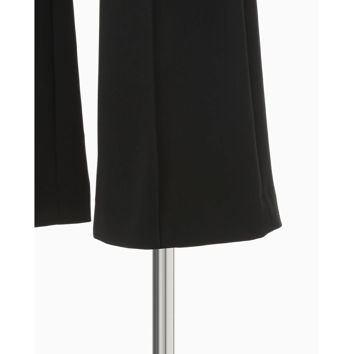 
                  
                    Acetate Polyester Collarless Cropped Suit Trousers - black
                  
                