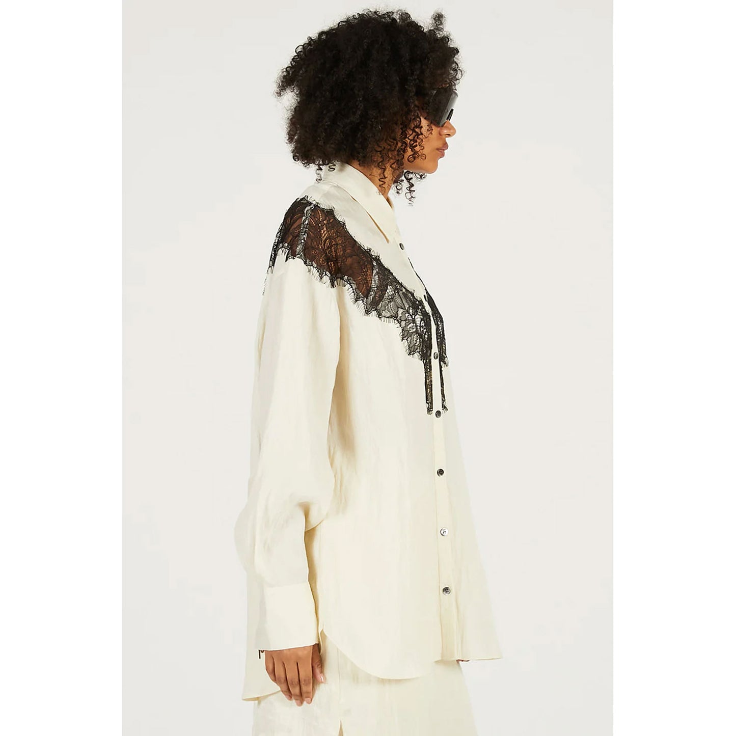 
                  
                    Lace Combination Shirts -MLTI-
                  
                