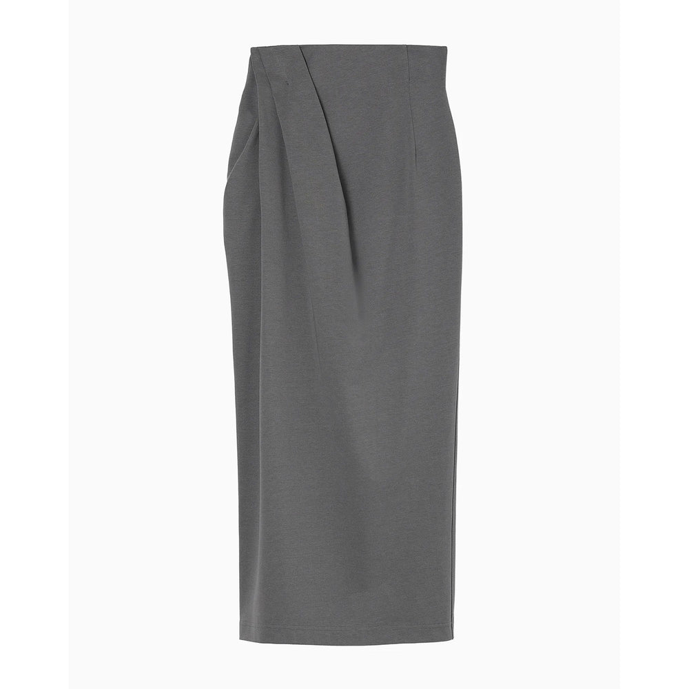 Cotton Jersey Asymmetric Skirt – OBLIGE