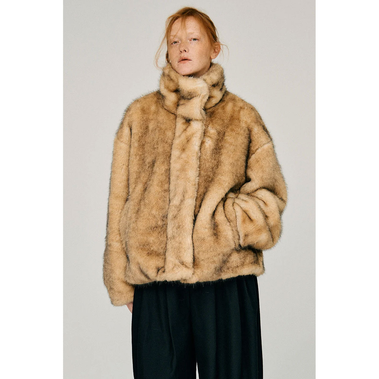 
                  
                    Faux Fur Bomber Jacket
                  
                