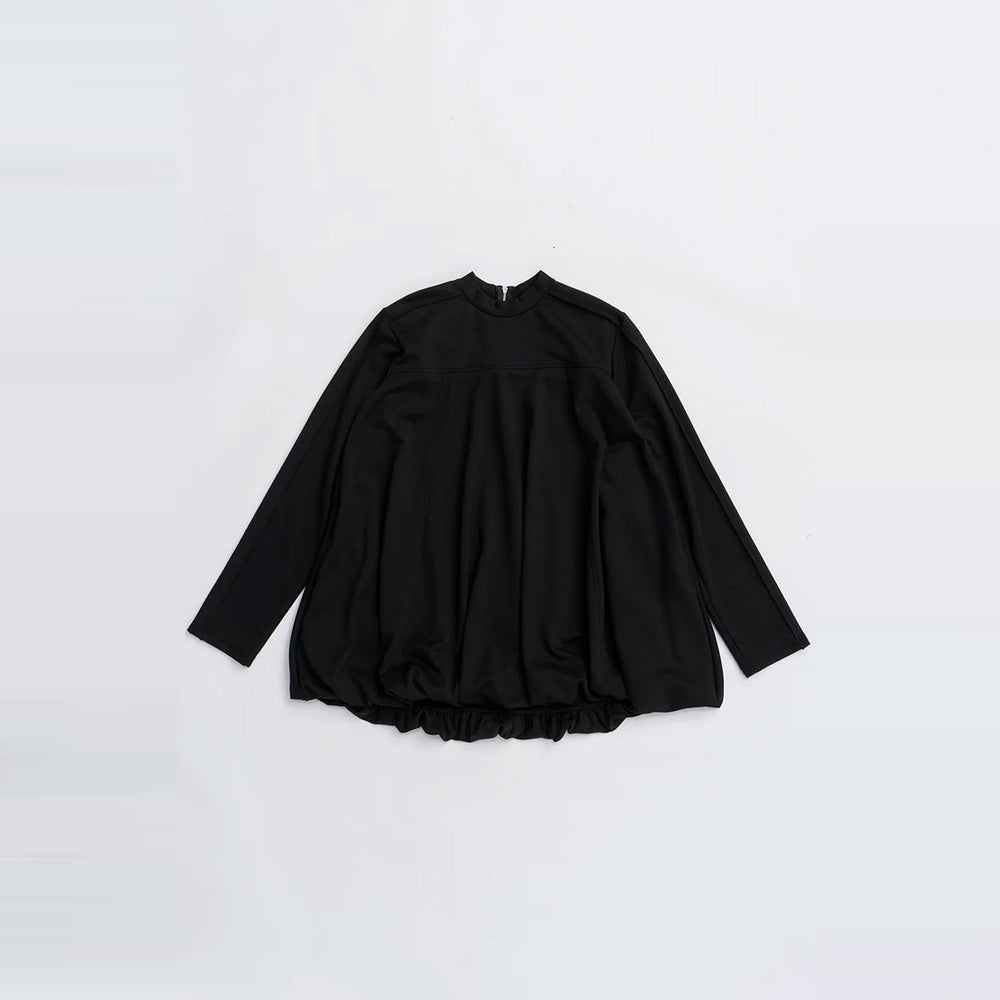Balloon Tunic-BLACK-