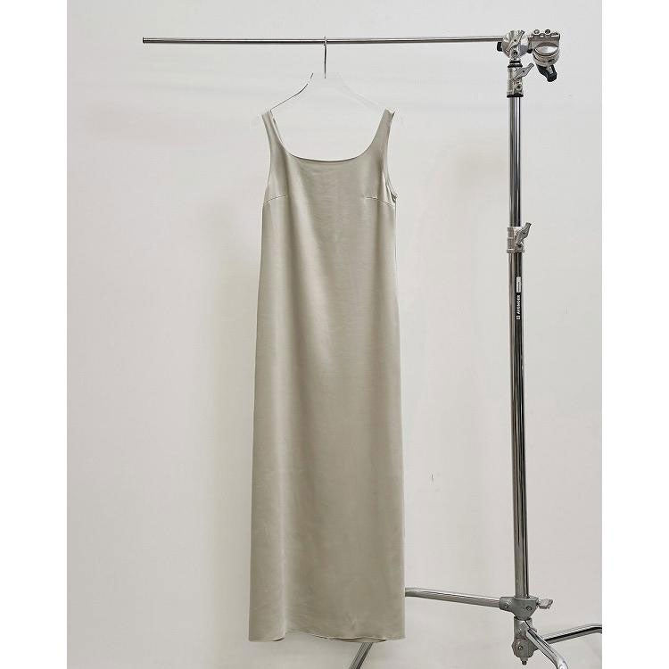 
                  
                    Squareneck Satin Dress
                  
                
