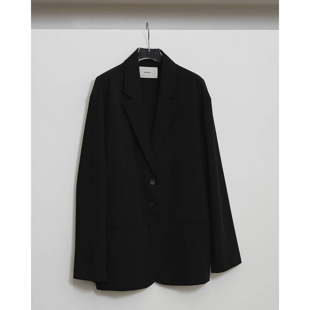 Dry Touch Rough Jacket -BLACK- – OBLIGE