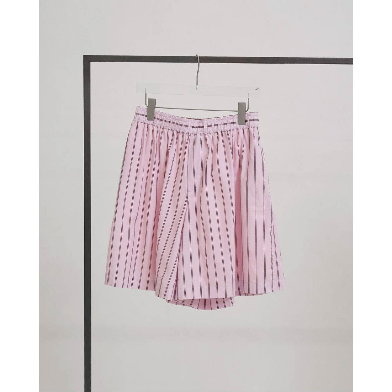 
                  
                    Easy Stripe Halfpants -BABY PINK-
                  
                