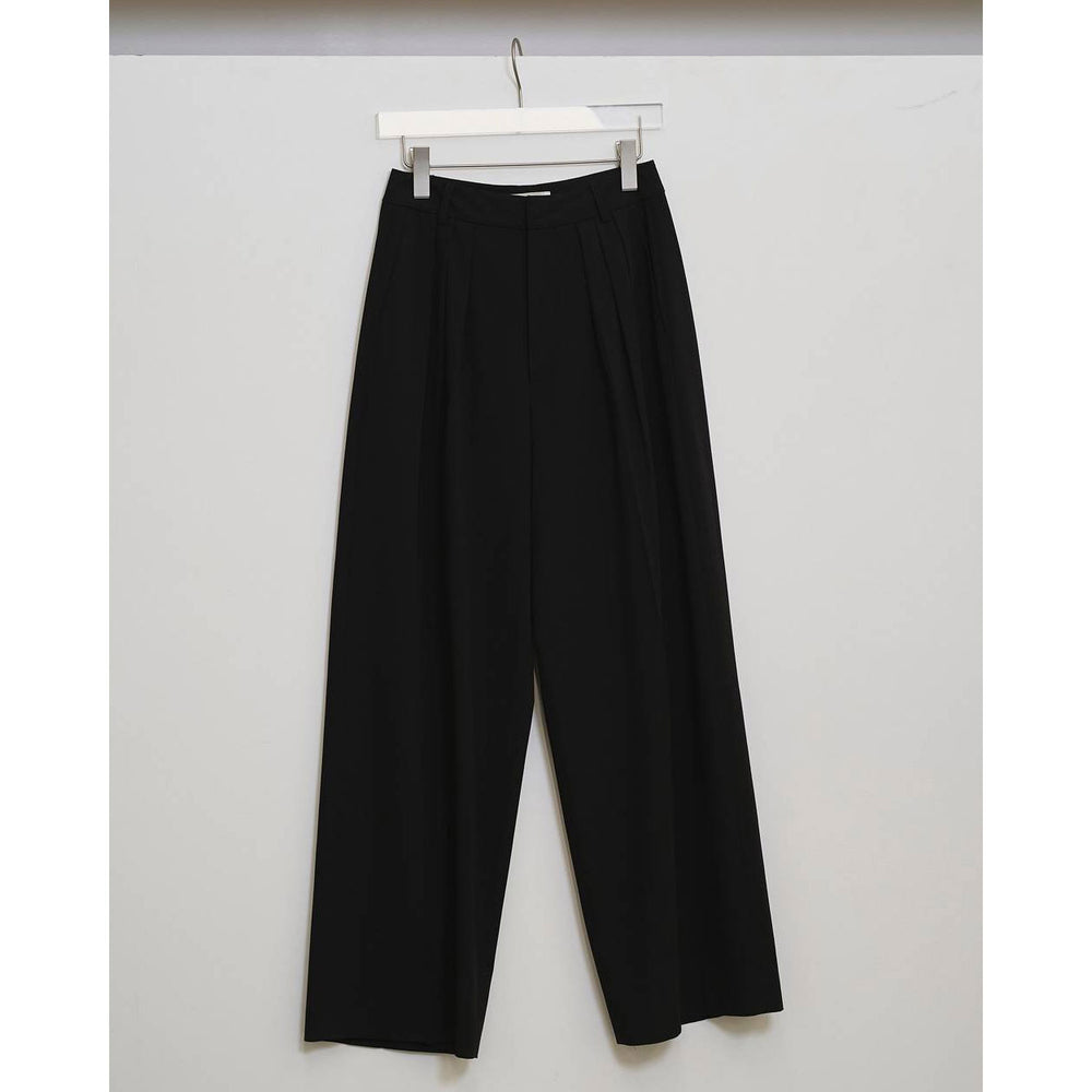 Dry Touch Tuck Trousers 38　黒 Dry Touch Tuck Trousers -BLACK- – OBLIGE