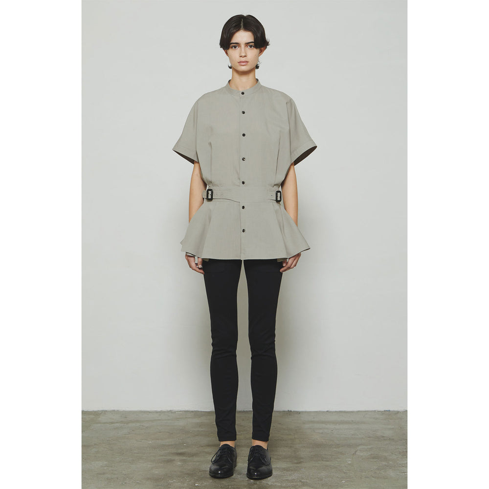RERACS PE SUPER LIGHT SPUN GURKHA SHIRT SLEEVELESS -SAND STONE