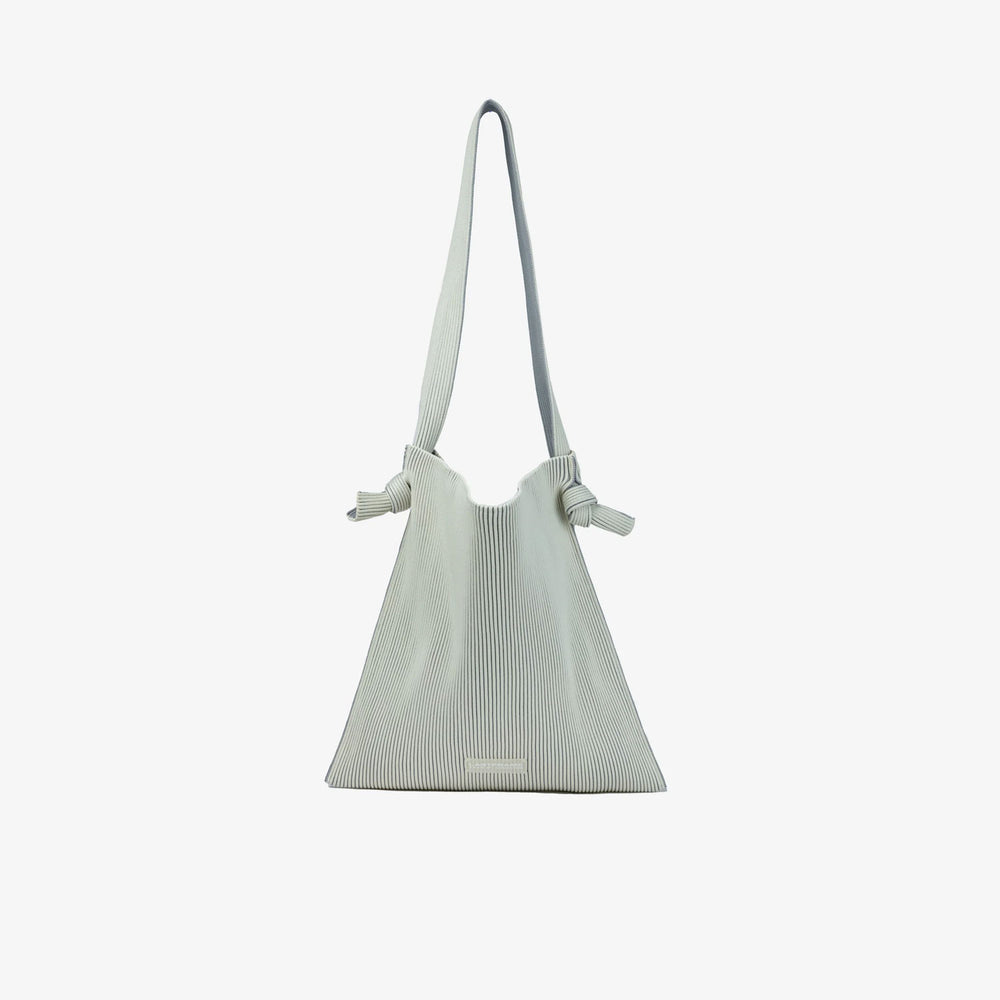 KASANE REVERSIBLE MUSUBI TOTE -IVORY×GRAY-