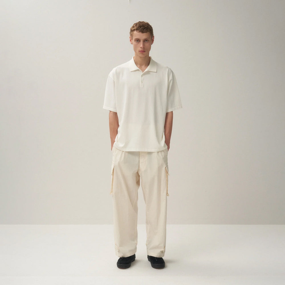 FRESCA KNIT HAIF SLEEVE POLO SWEATER – OBLIGE