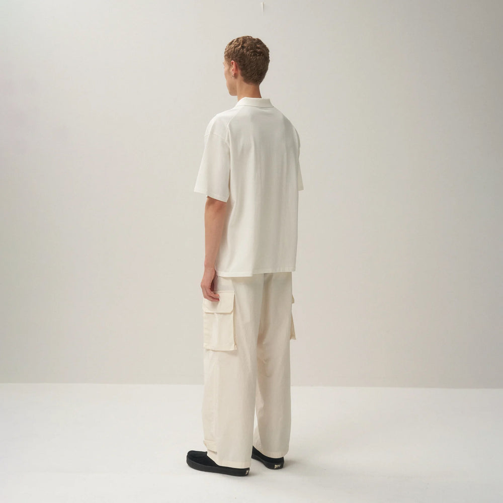 
                  
                    FRESCA KNIT HAIF SLEEVE POLO SWEATER
                  
                