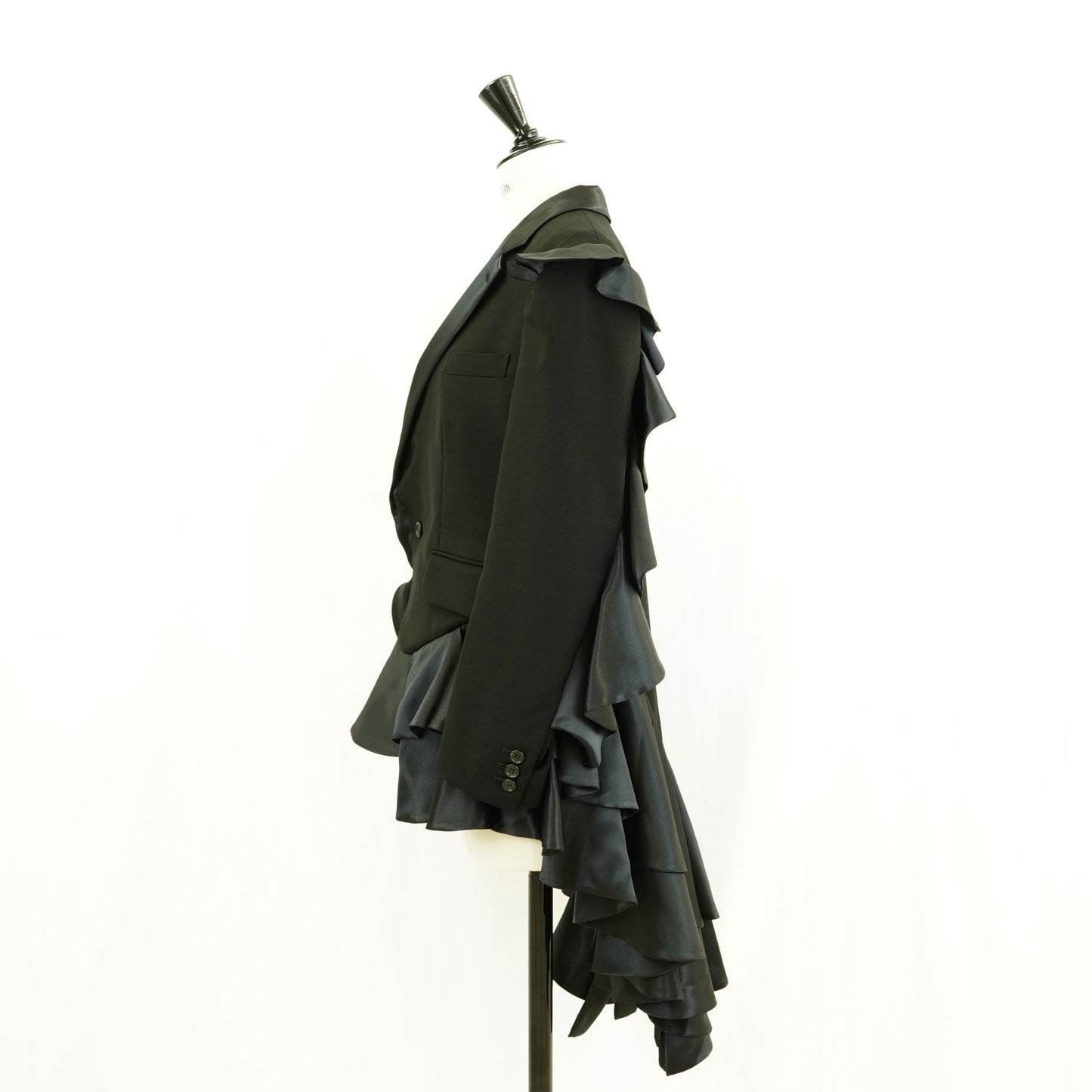 
                  
                    swallowtail ruffle jacket
                  
                