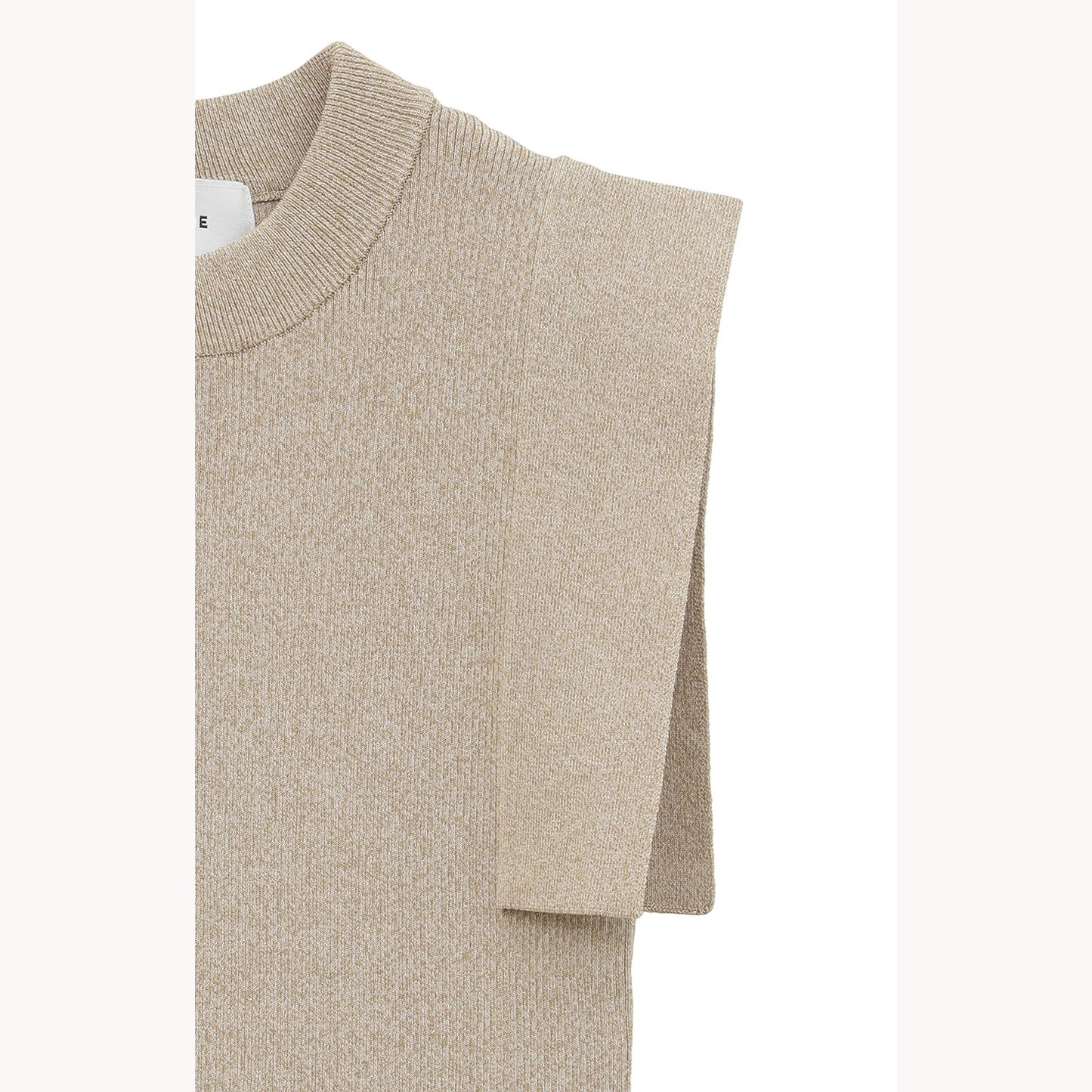 
                  
                    SQUARE SLEEVE KNIT TOPS -BEIGE-
                  
                