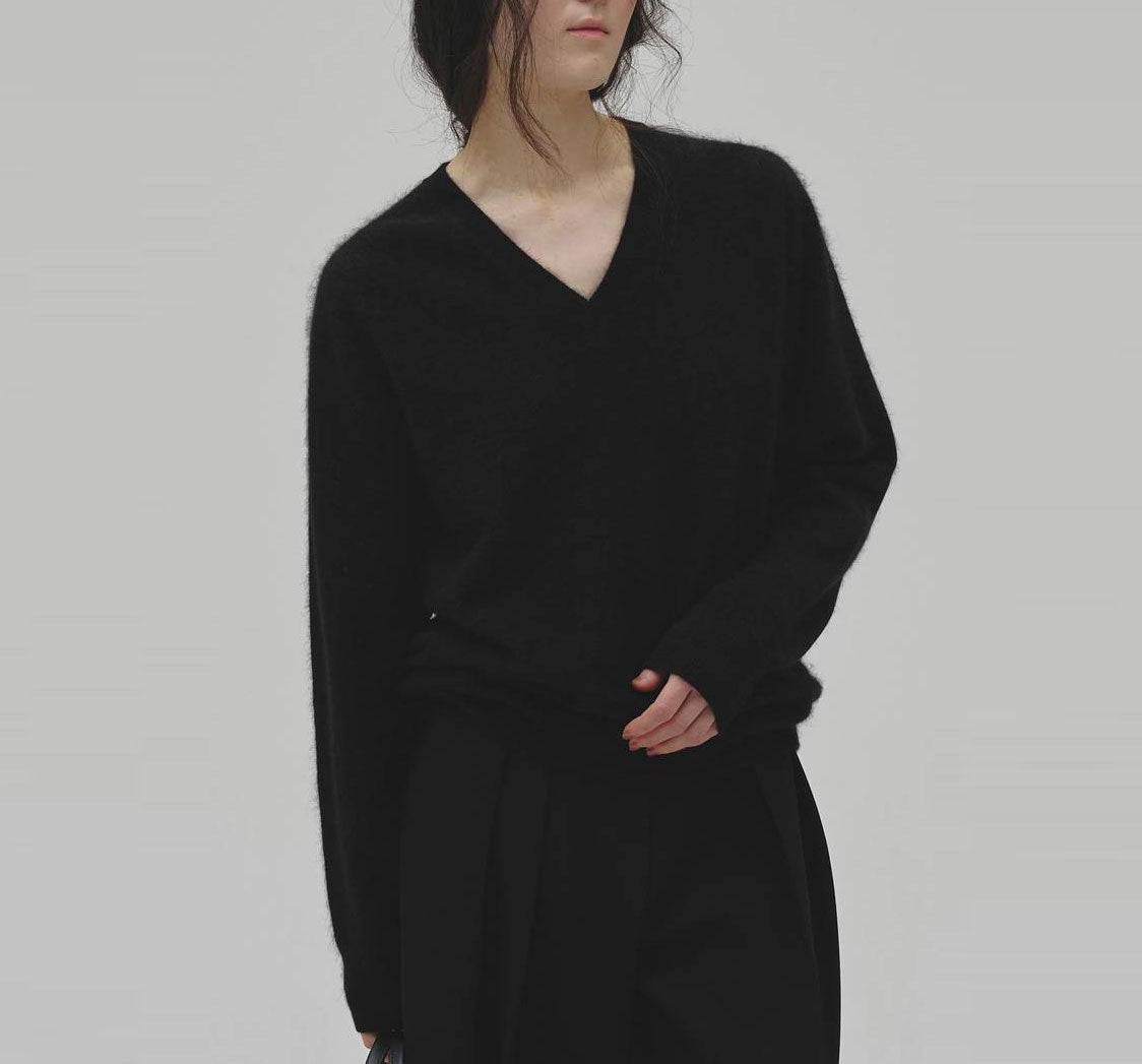 
                  
                    Woolcashmere Vneck Knit
                  
                