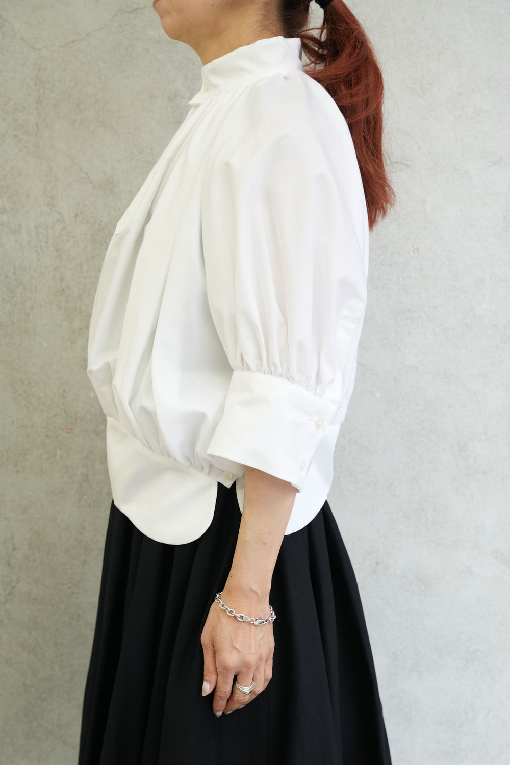 NOIR KEI NINOMIYA ギャザーデザイン クルーネックブラウス 楽天市場