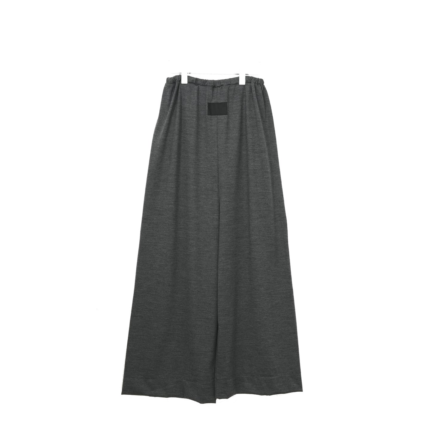 
                  
                    ALISON TROUSERS / HIGH GAUGE PURE WOOL JERSEY -DK GREY-
                  
                