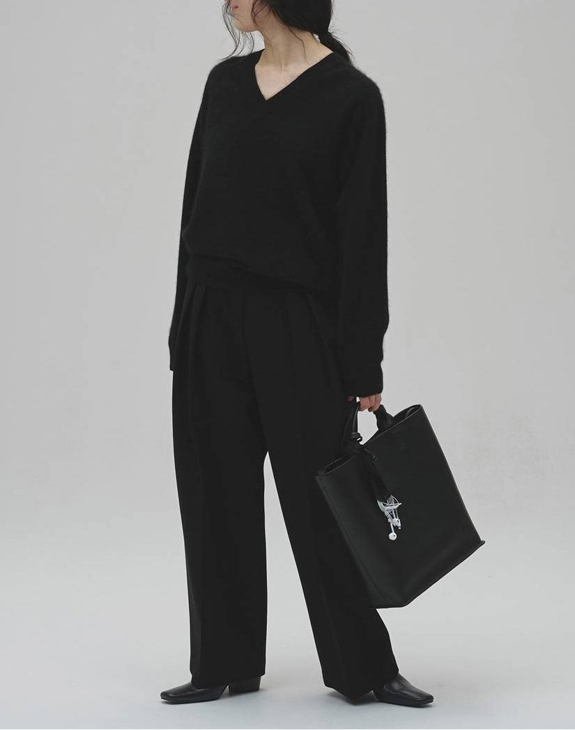 
                  
                    Woolcashmere Vneck Knit
                  
                