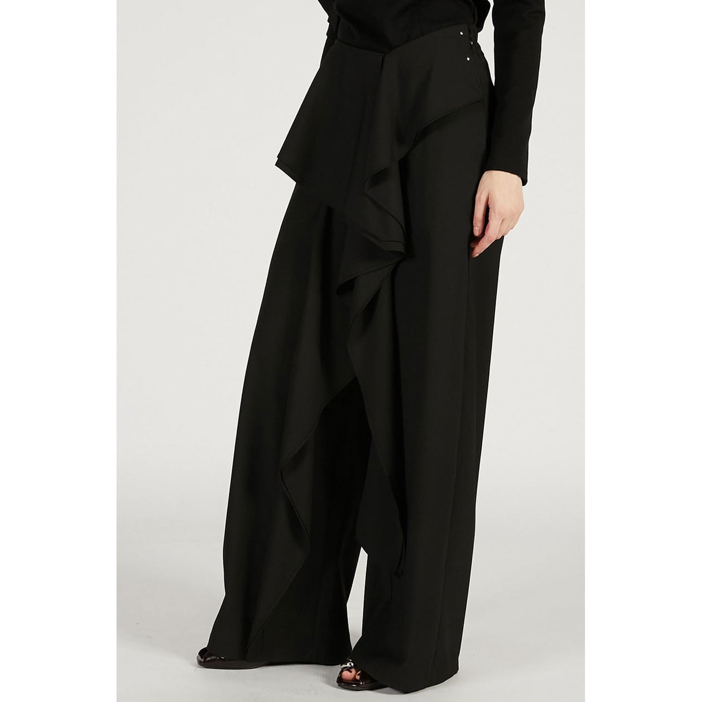 
                  
                    Wave Drape Pants -BEIGE-
                  
                