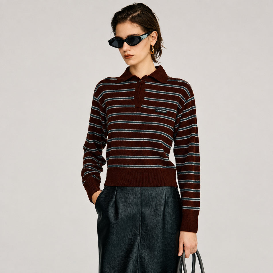 
                  
                    Border Knit Polo
                  
                