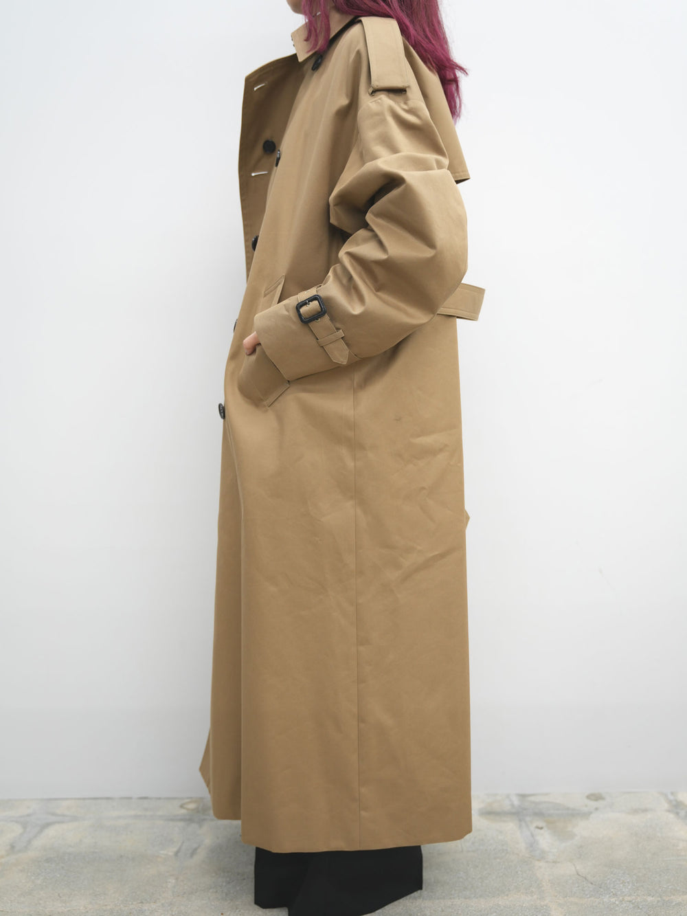 HYKE(ハイク)TRENCH COAT/BIG FIT TRENCH COAT /BIG FIT-トレンチコートビッグフィット-HYKE（ハイク