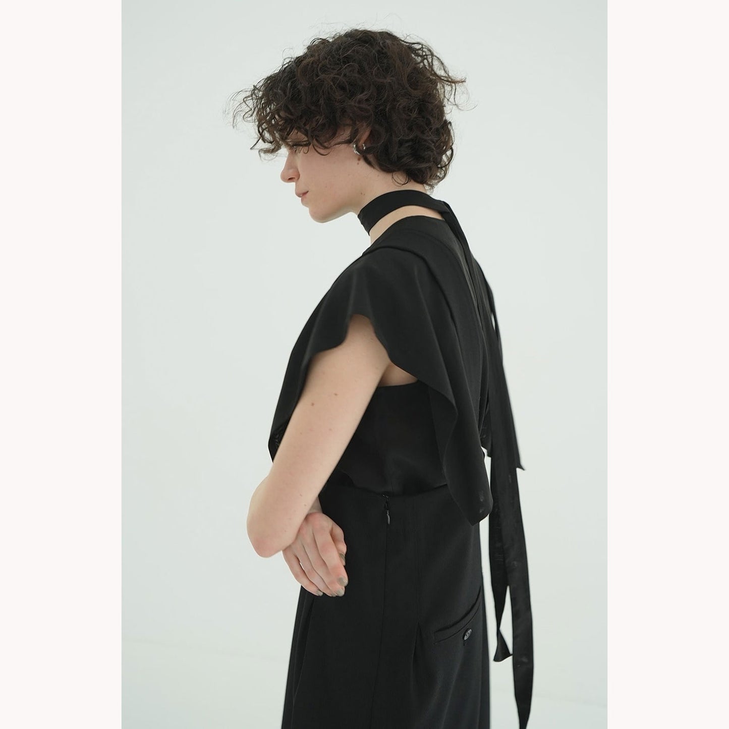 
                  
                    SQUARE SLEEVE BLOUSE -BLUE-
                  
                