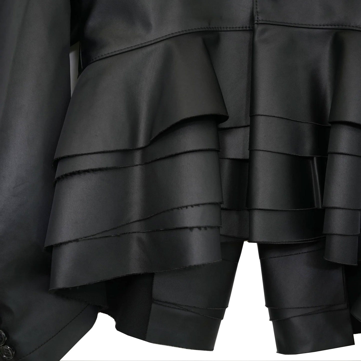 
                  
                    ペプラムフェイクレザージャケット-BLACK-
                  
                