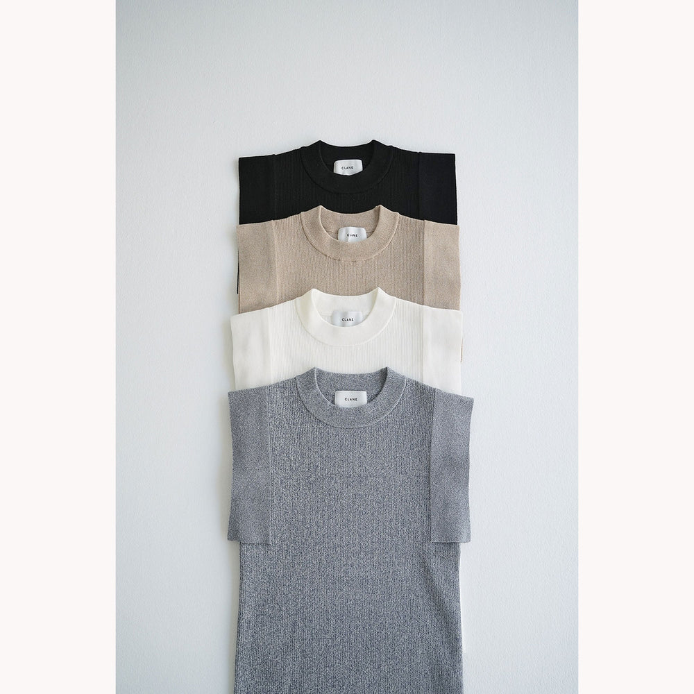 
                  
                    SQUARE SLEEVE KNIT TOPS -BEIGE-
                  
                