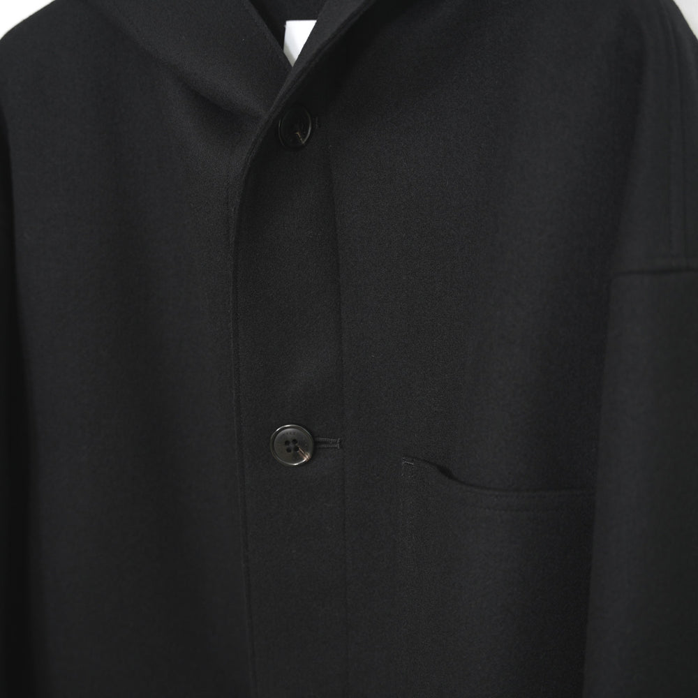 
                  
                    MELTON HOODED WORK COAT
                  
                