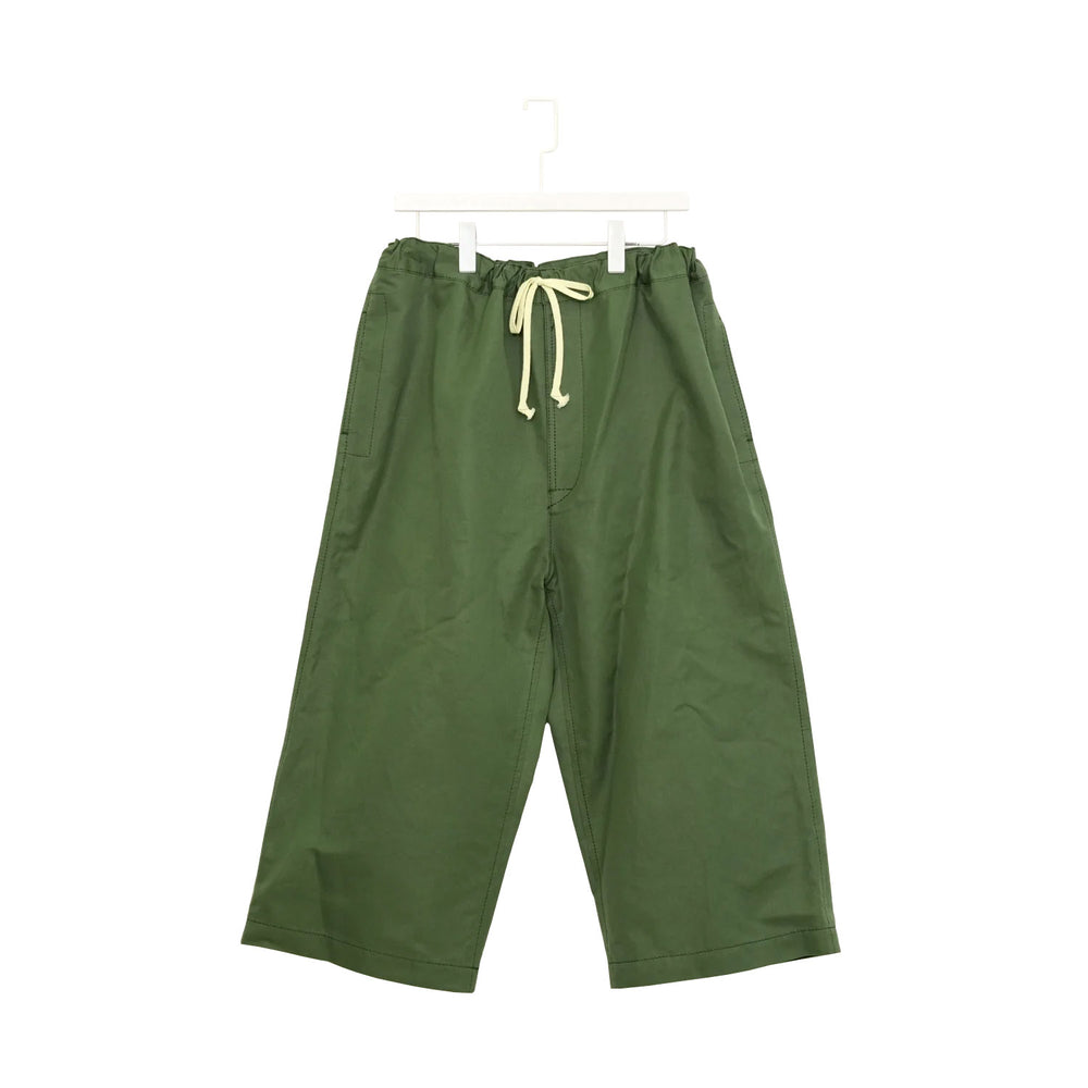 コットンリネンイージーパンツ-KHAKI-
