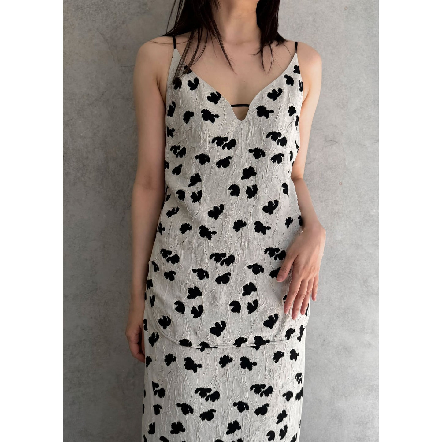 
                  
                    Double Layered Floral Jacquard Camisole
                  
                