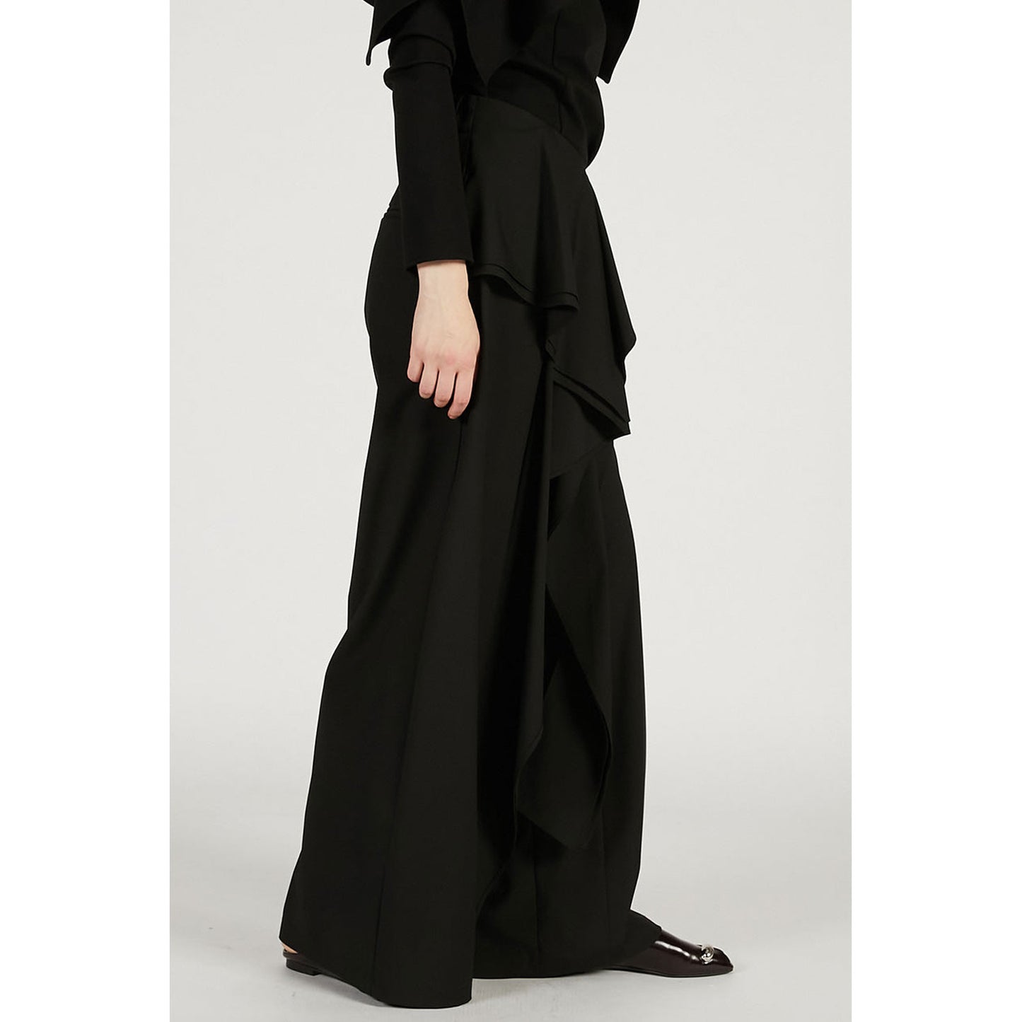 
                  
                    Wave Drape Pants -BEIGE-
                  
                