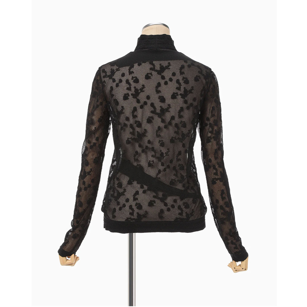Knitted High Neck Top -BLACK- – OBLIGE
