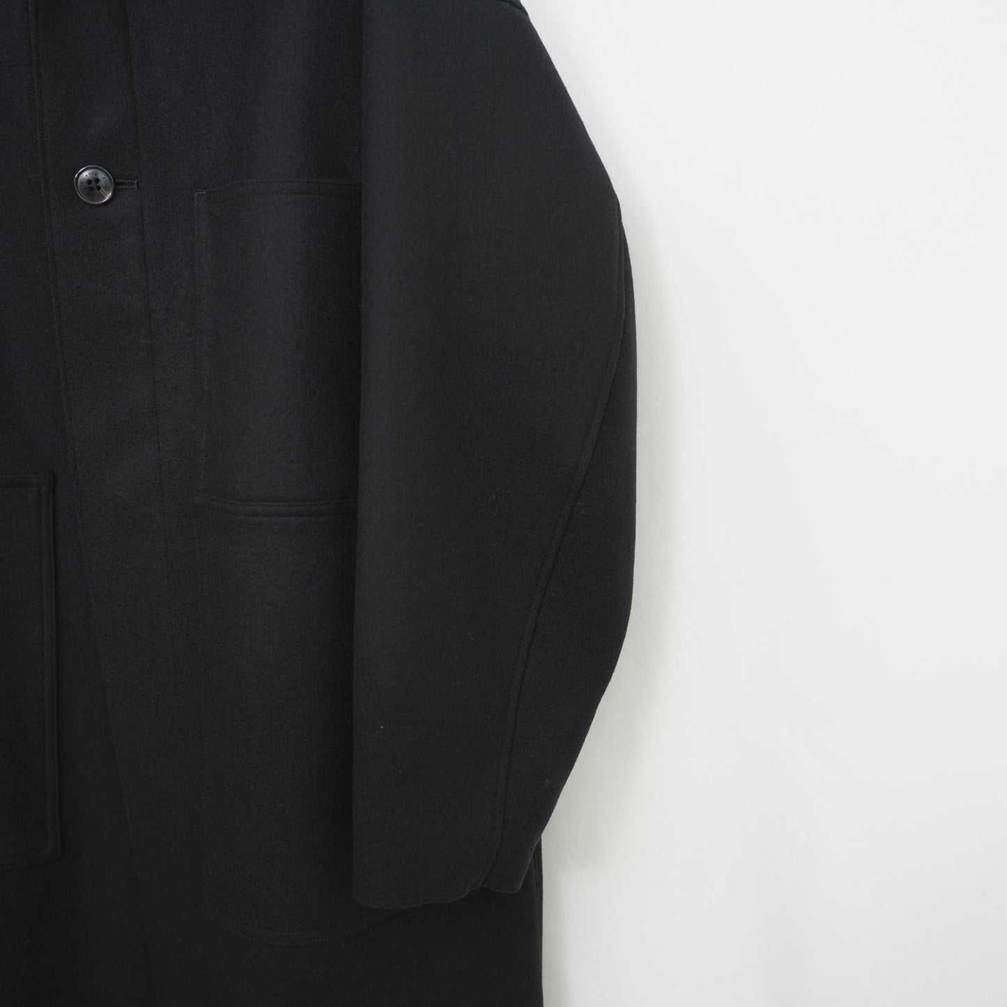 
                  
                    MELTON HOODED WORK COAT
                  
                