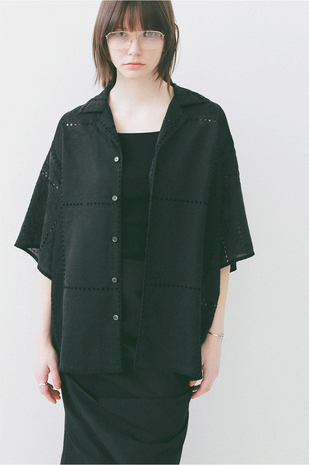 
                  
                    EMBROIDERY LACE BOX SHIRTS
                  
                
