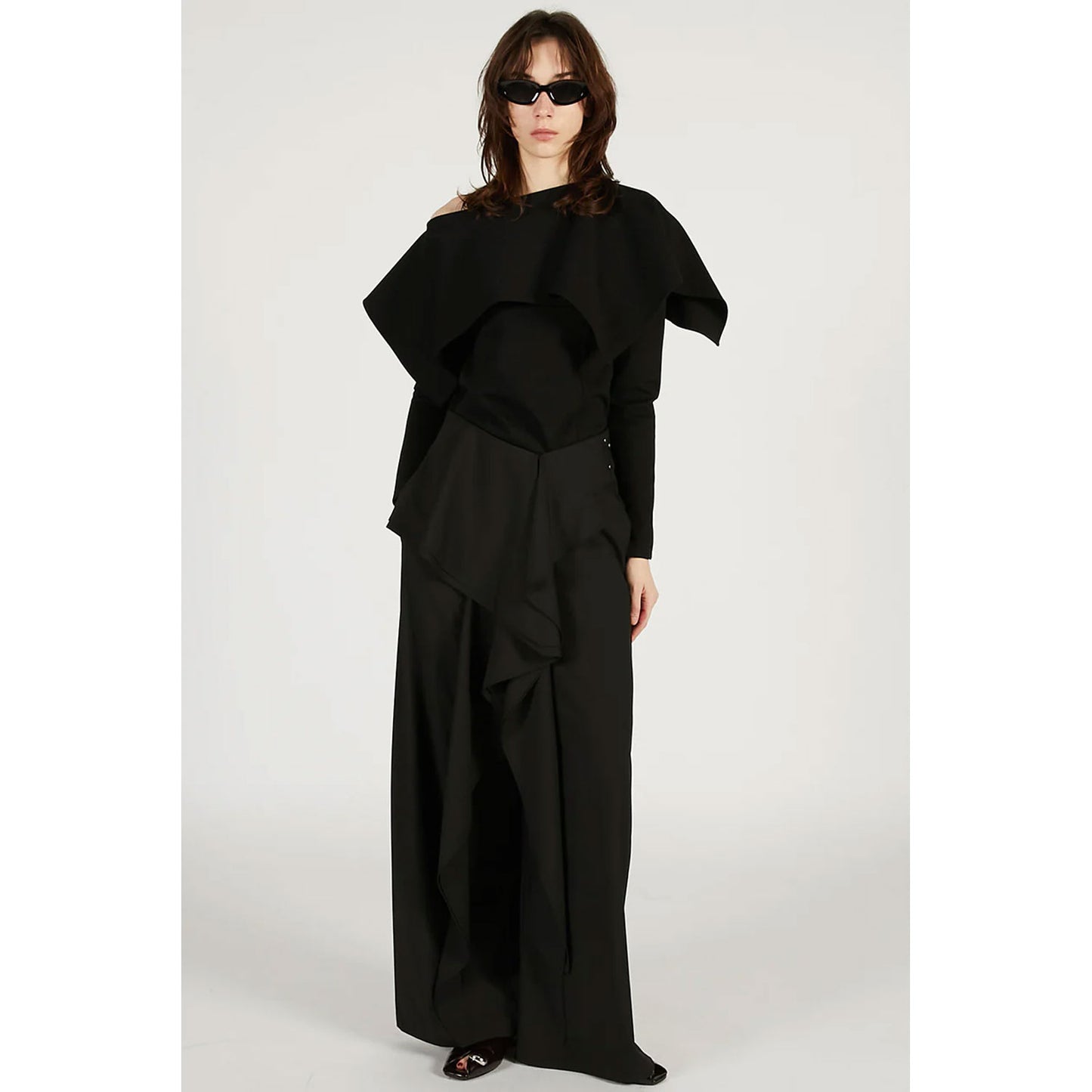 
                  
                    Wave Drape Pants -BEIGE-
                  
                