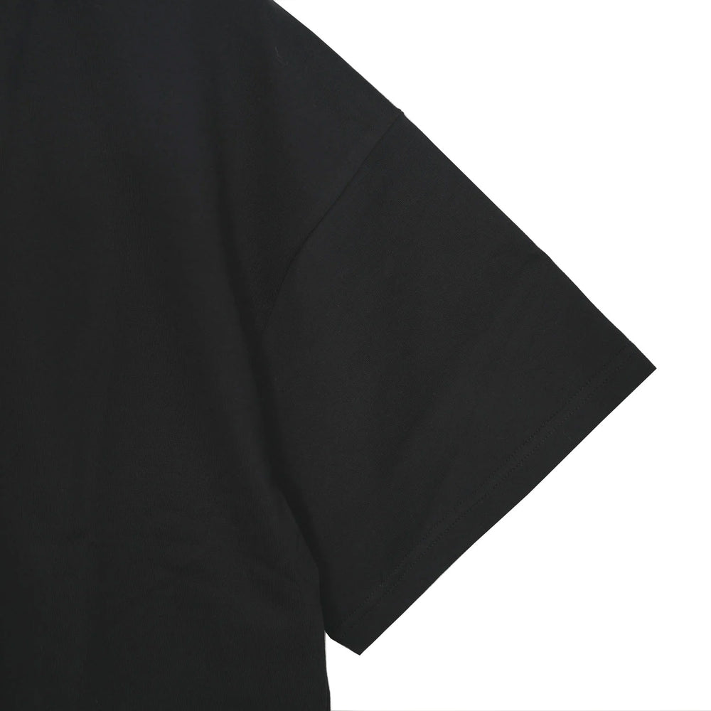 
                  
                    CROPPED SHORT-SLV TEE(6.5OZ)-BLACK-
                  
                