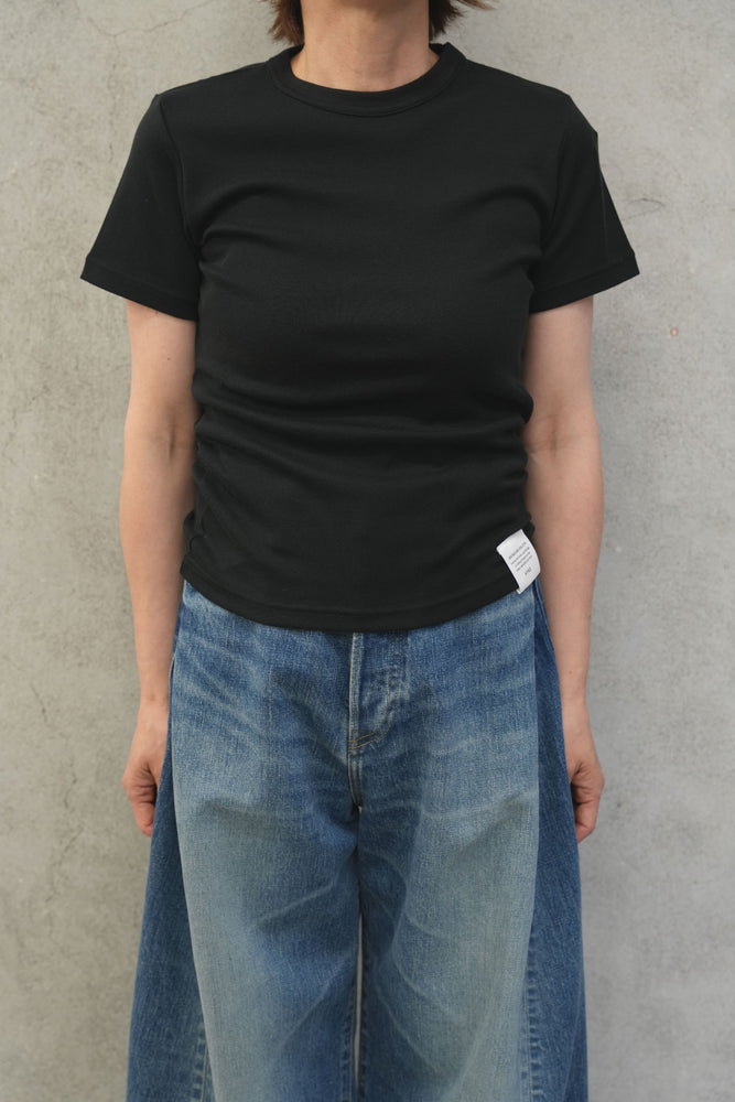 
                  
                    SHORT-SLV TEE-BLACK-
                  
                