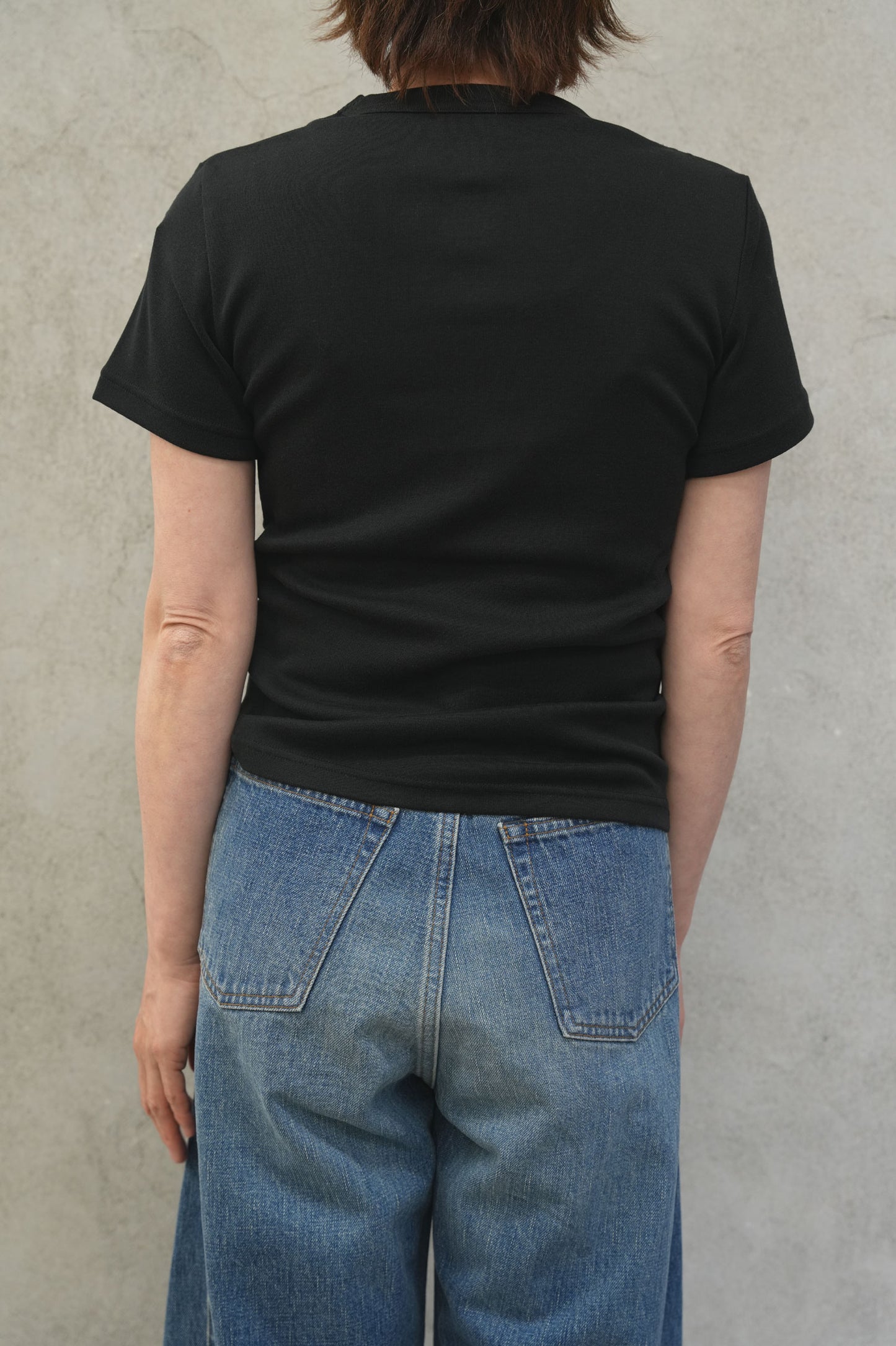 
                  
                    SHORT-SLV TEE-BLACK-
                  
                