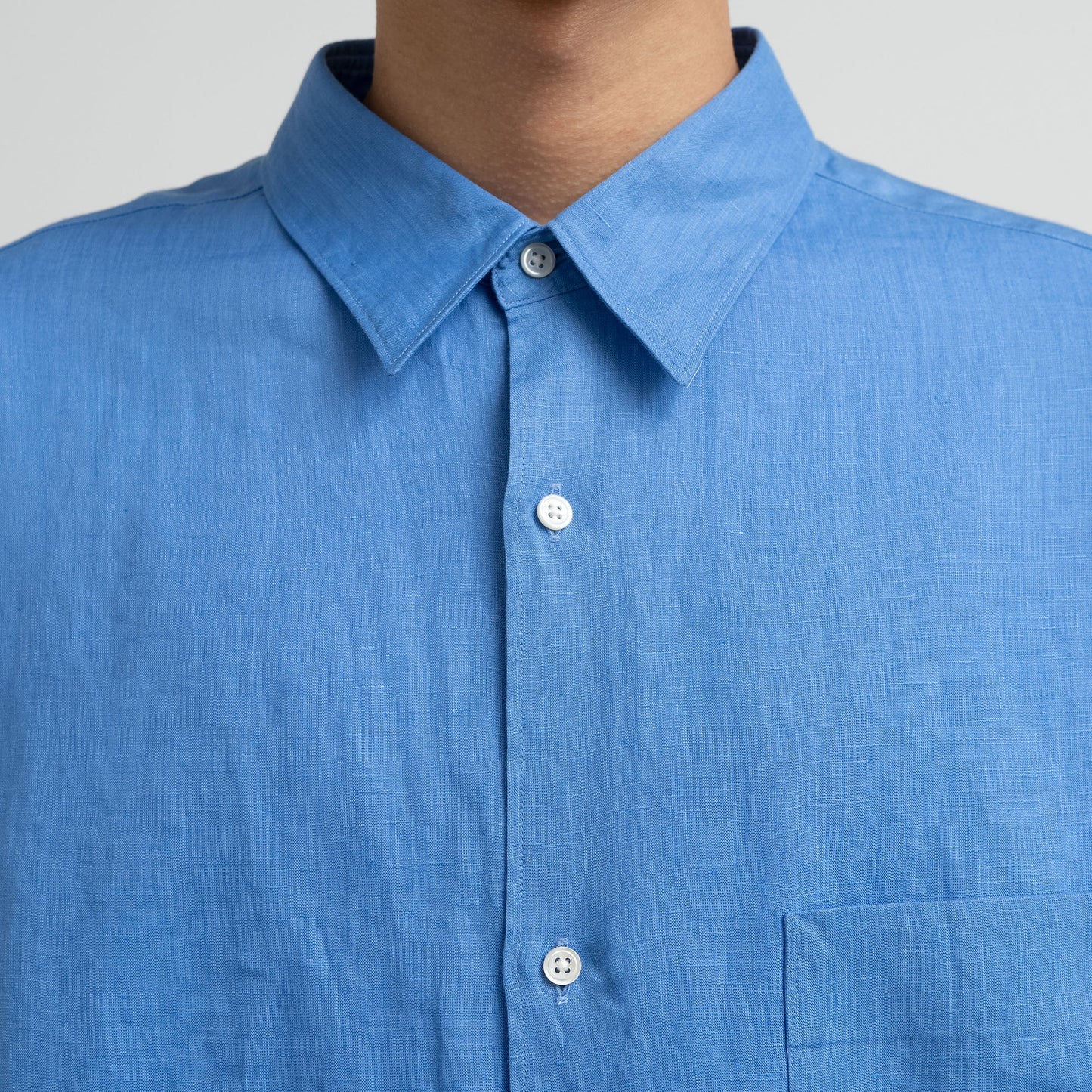 
                  
                    LINEN L/S OVERSIZED REGULAR COLLAR SHIRT
                  
                