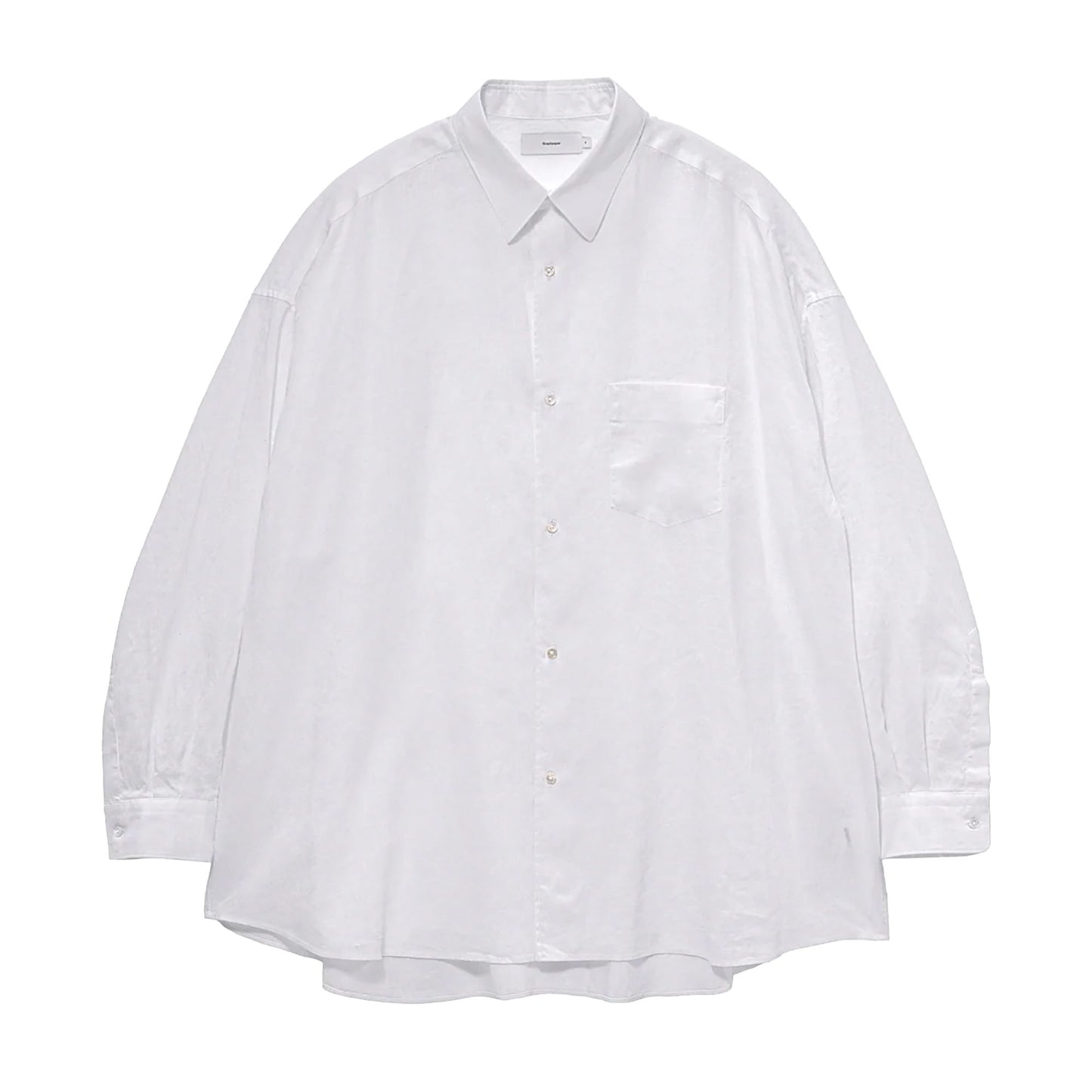 
                  
                    LINEN L/S OVERSIZED REGULAR COLLAR SHIRT
                  
                