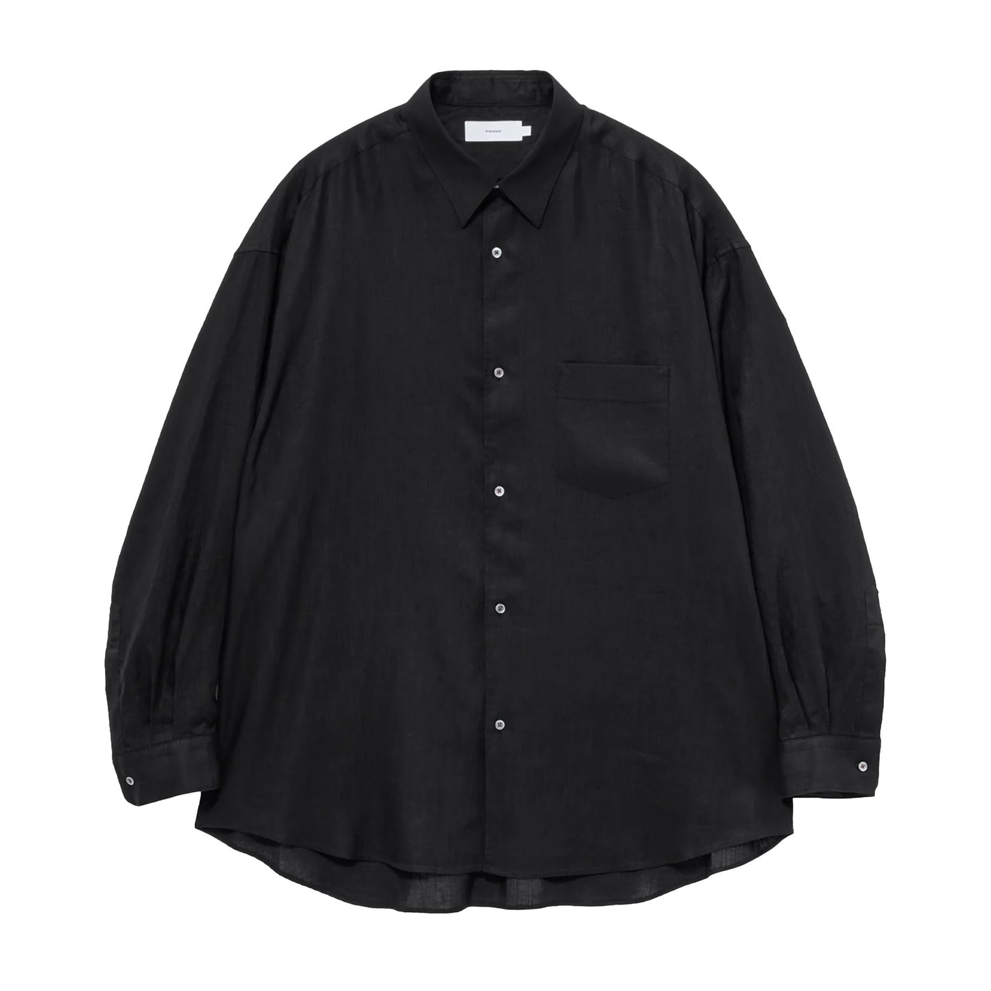 
                  
                    LINEN L/S OVERSIZED REGULAR COLLAR SHIRT
                  
                