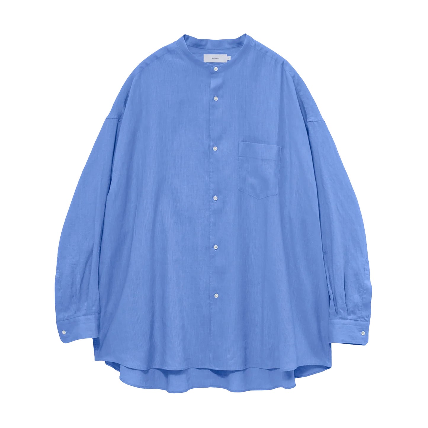 
                  
                    LINEN L/S OVERSIZED BAND COLLAR SHIRT
                  
                
