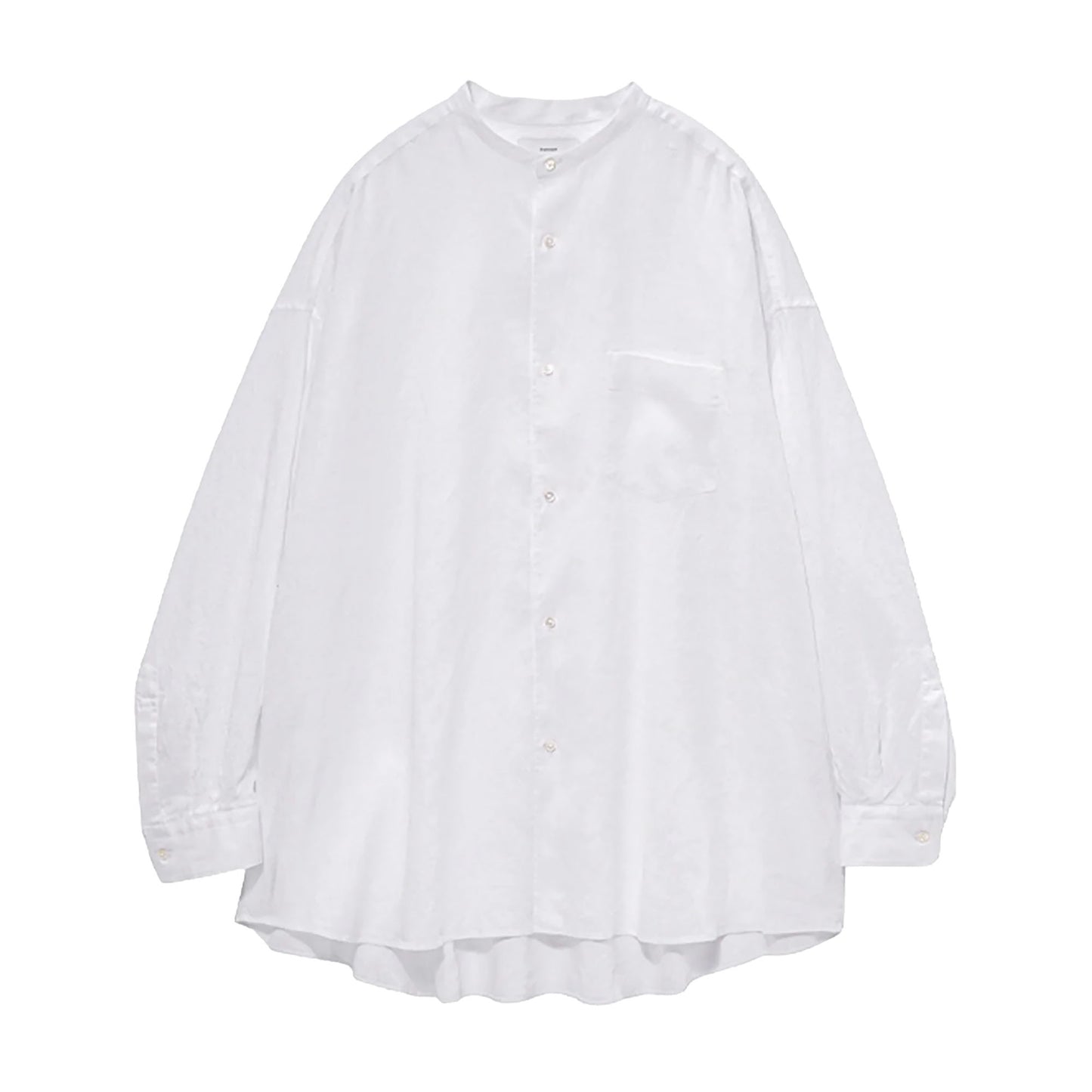 
                  
                    LINEN L/S OVERSIZED BAND COLLAR SHIRT
                  
                
