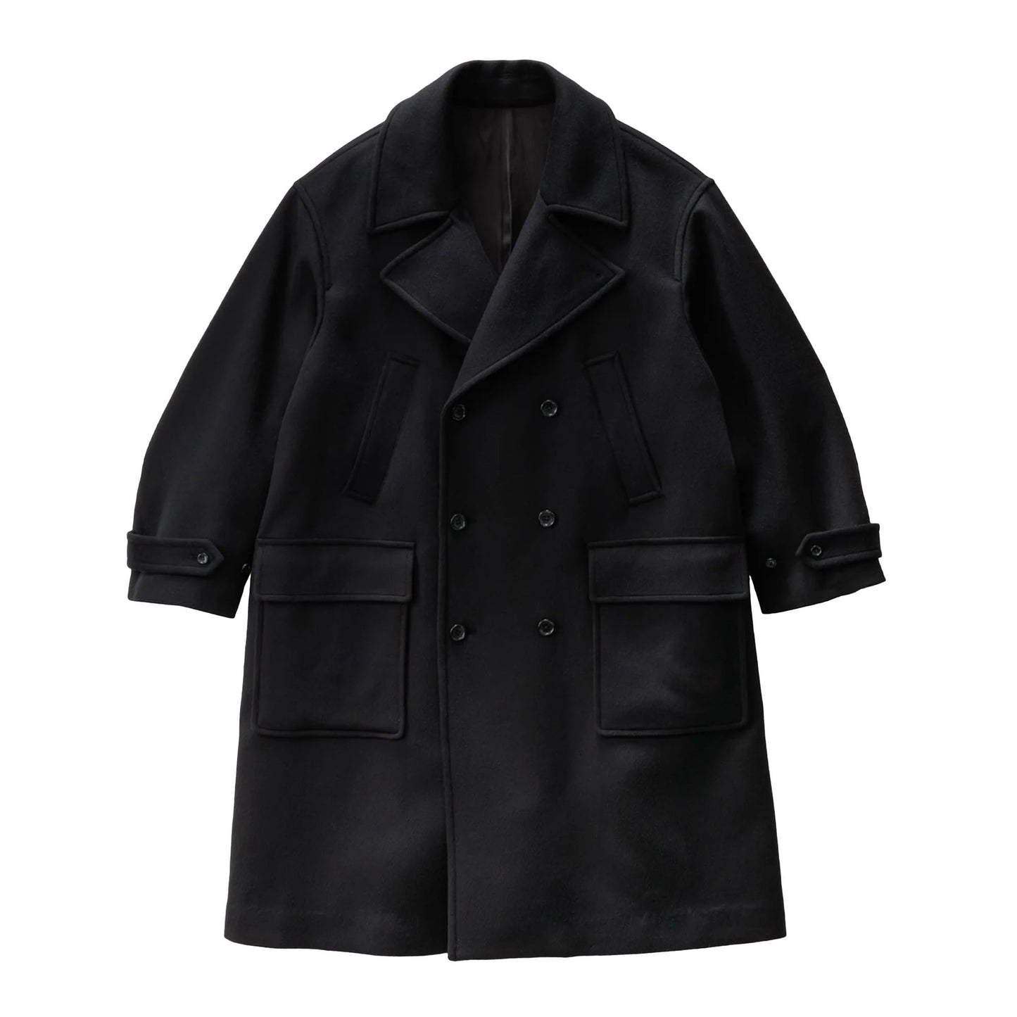 
                  
                    LIGHT MELTON PEA COAT
                  
                