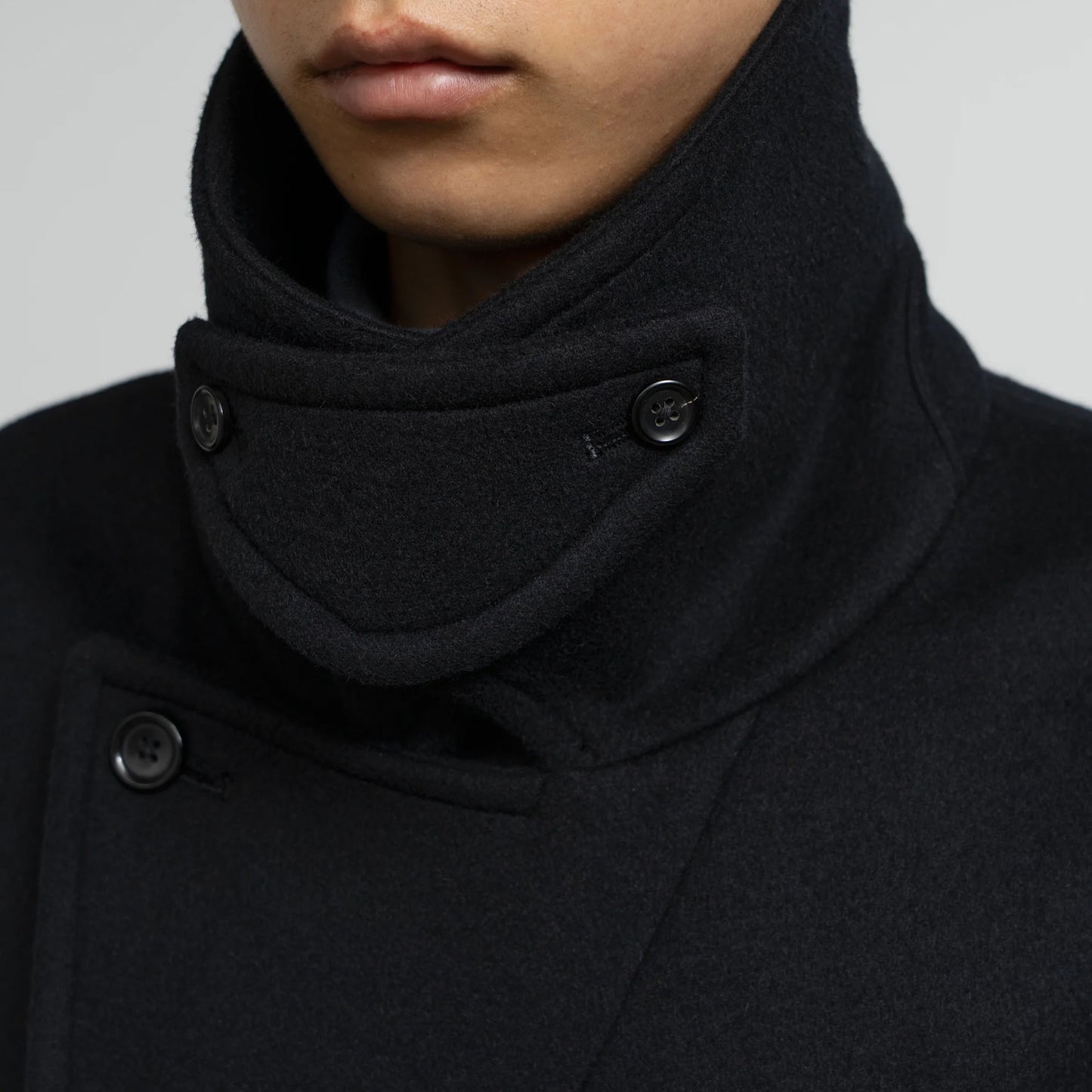 
                  
                    LIGHT MELTON PEA COAT
                  
                