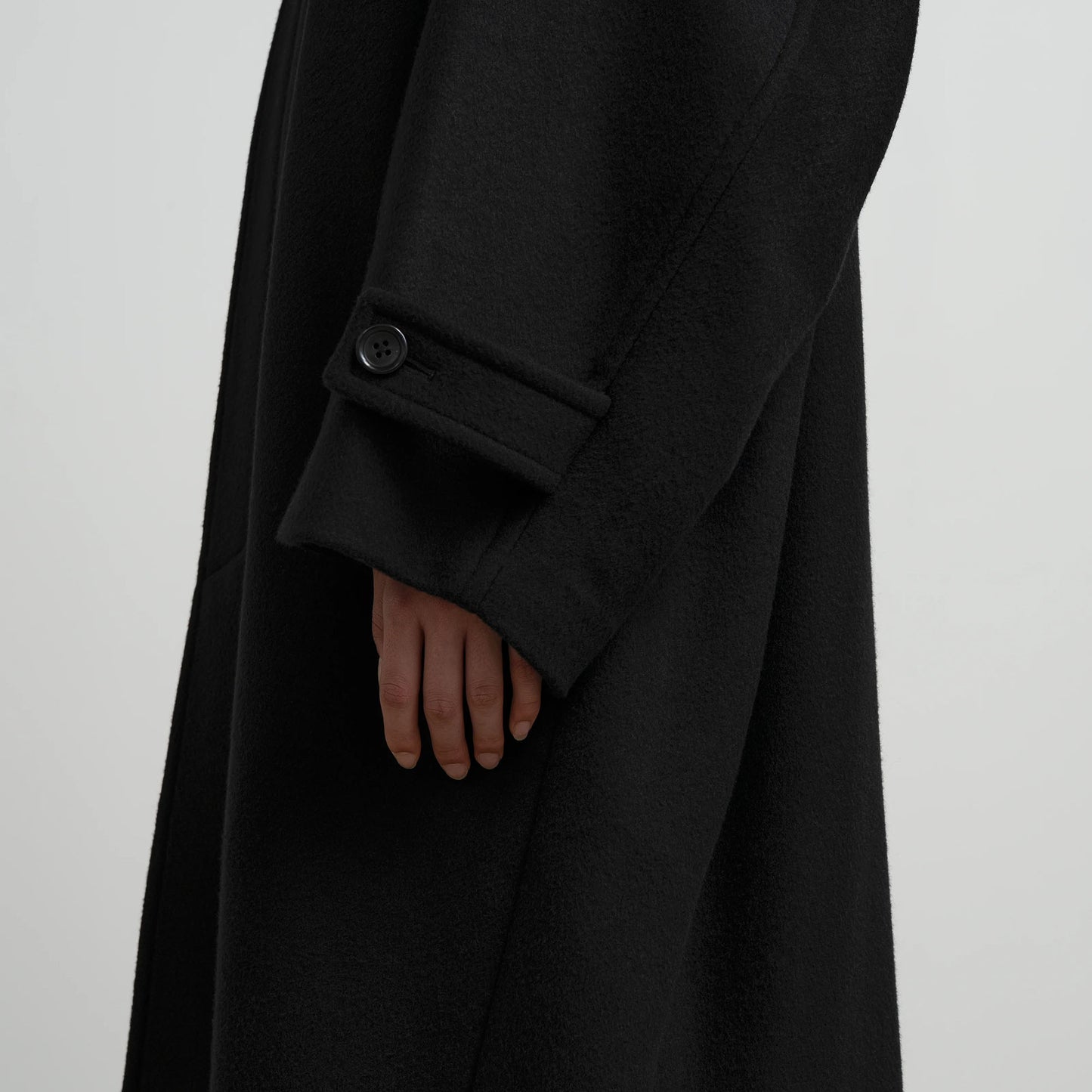 
                  
                    LIGHT MELTON OVERSIZED COAT
                  
                