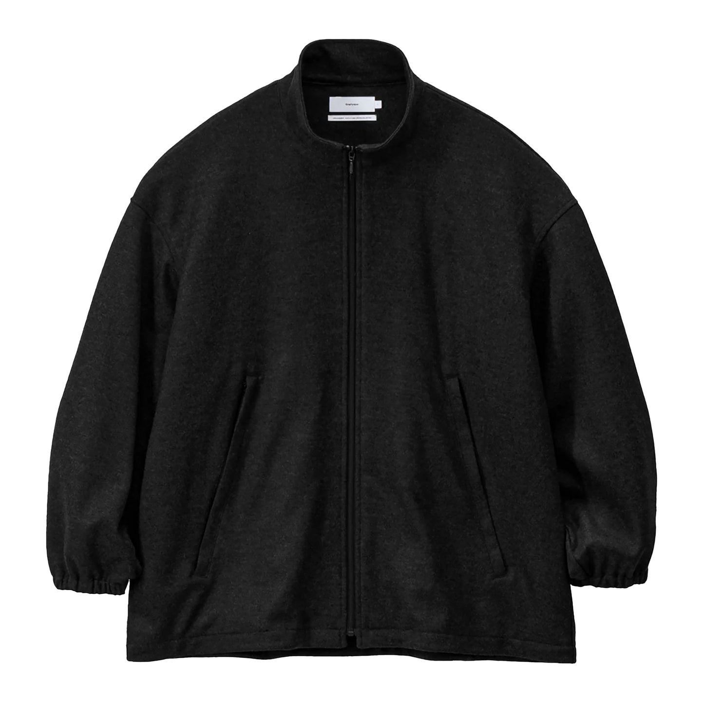 
                  
                    WOOL SMOOTH FLANNEL TRACK BLOUSON
                  
                