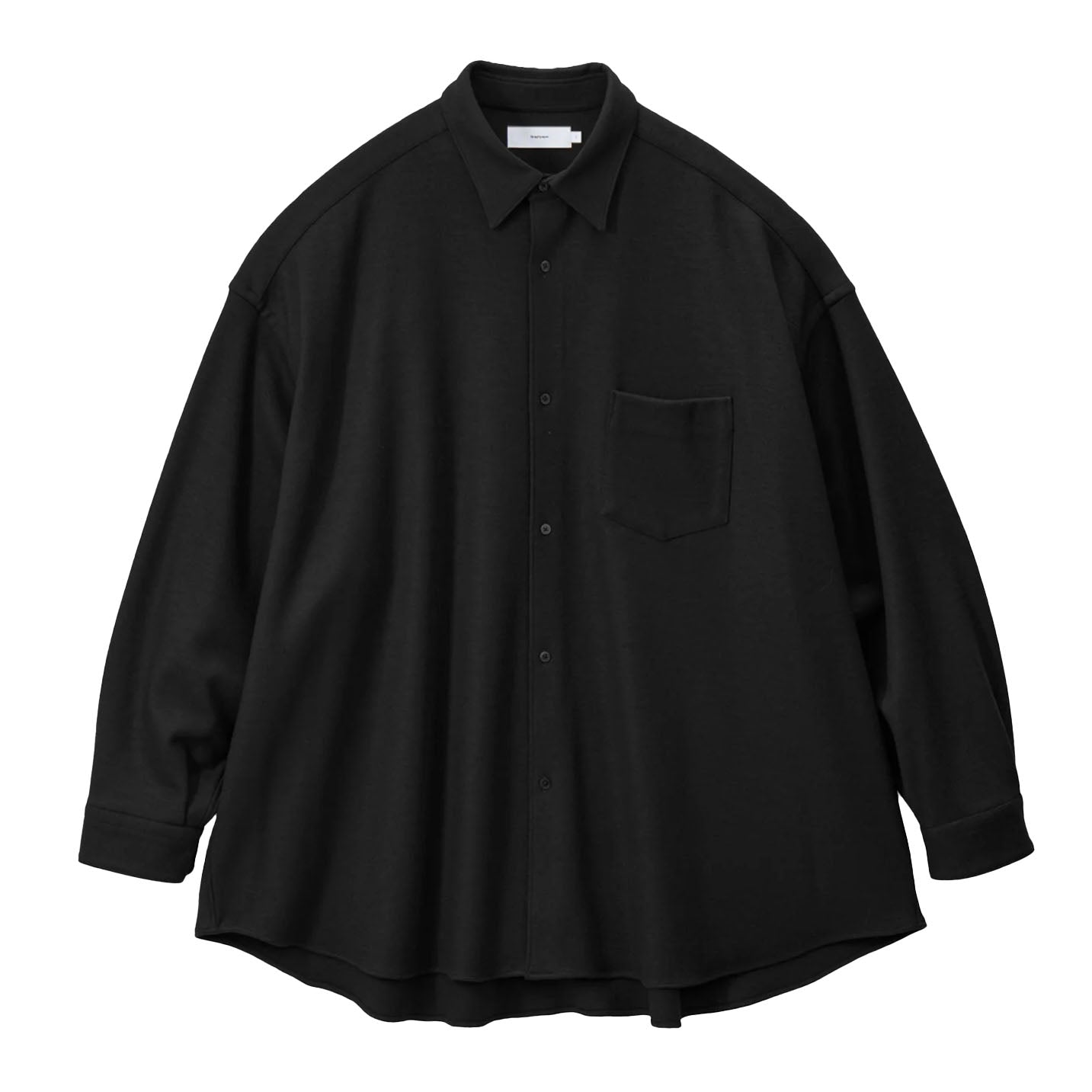 
                  
                    WOOL SMOOTH FLANNEL OVERSIZED REGULAR COLLAR SHIRT
                  
                