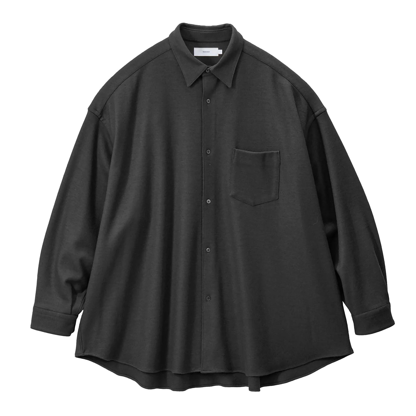 
                  
                    WOOL SMOOTH FLANNEL OVERSIZED REGULAR COLLAR SHIRT
                  
                